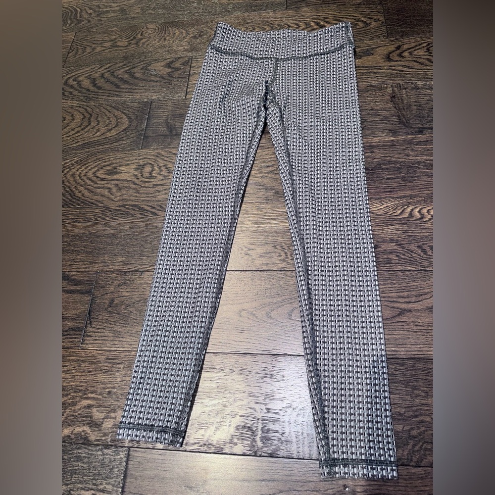 Ivivva Patterned High-Waist Leggings size 10